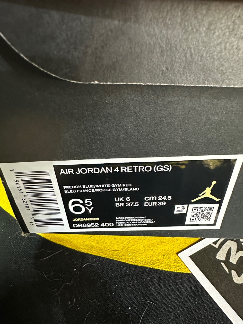 Jordan 4 Retro Messy Room Size 6.5Y/8W - Picture 7 of 7